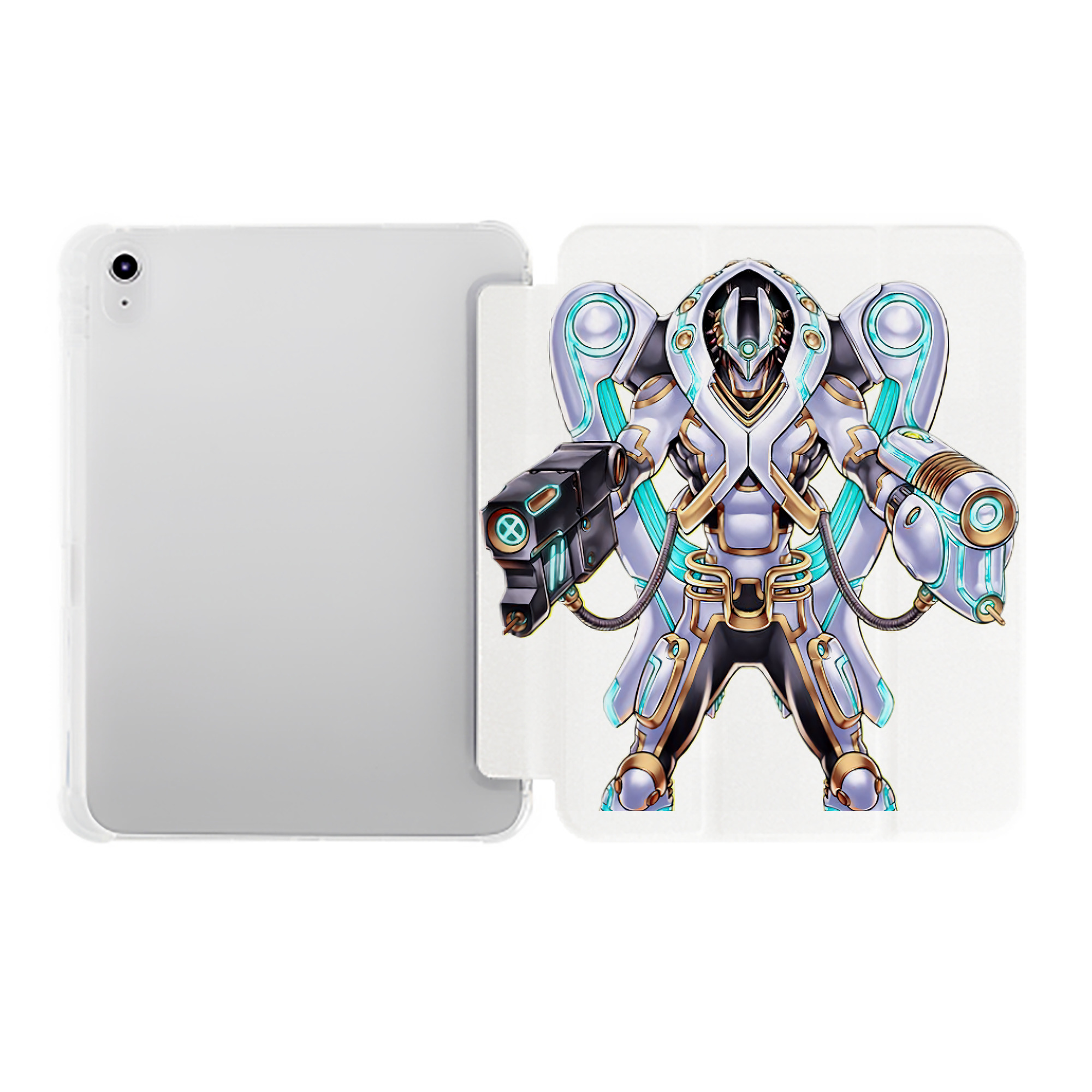 （画像用） 遊☆戯☆王 Yu-Gi-Oh! IPad ケース ペン収納付き 三つ折りスタンド PUレザー×シリコン 対応機種9.5/10.5/10.9インチ